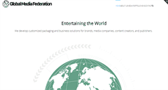 Desktop Screenshot of globalmediafederation.net